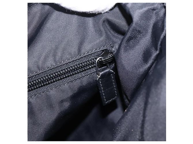 Bolsa de Ombro Guccissima em Lona Preta e Prata da GUCCI 162410 Auth bs33484 Preto - vista 21
