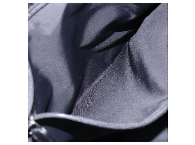 Bolsa de Ombro Guccissima em Lona Preta e Prata da GUCCI 162410 Auth bs33484 Preto - vista 22