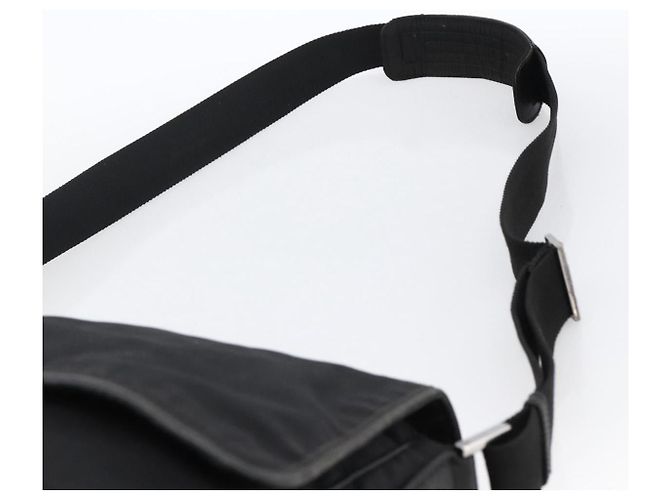 Bolsa de Ombro Guccissima em Lona Preta e Prata da GUCCI 162410 Auth bs33484 Preto - vista 8