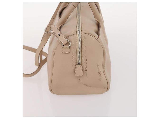 Borsa a Spalla Salvatore Ferragamo in Pelle 2 Pezzi Rosa Beige Auth BA10738 - vista 12