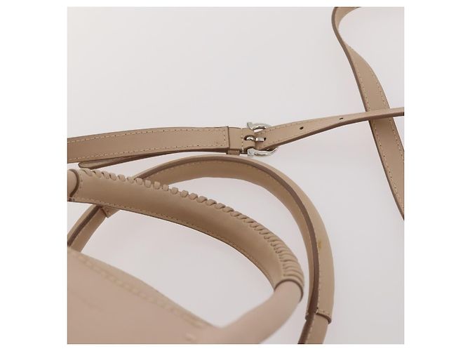 Borsa a Spalla Salvatore Ferragamo in Pelle 2 Pezzi Rosa Beige Auth BA10738 - vista 14
