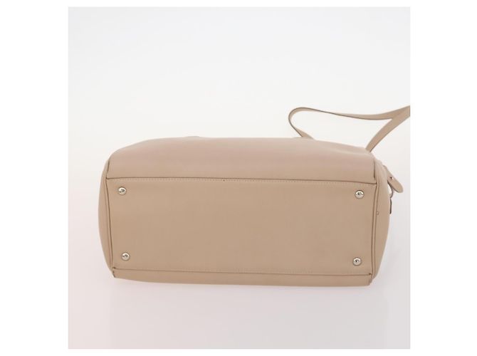 Borsa a Spalla Salvatore Ferragamo in Pelle 2 Pezzi Rosa Beige Auth BA10738 - vista 15