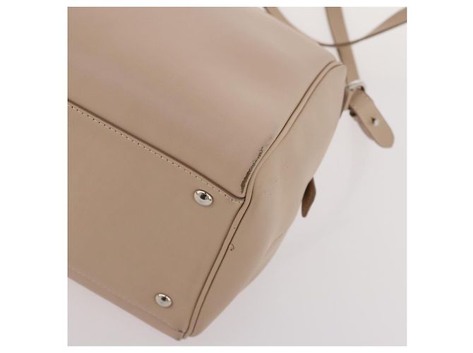 Borsa a Spalla Salvatore Ferragamo in Pelle 2 Pezzi Rosa Beige Auth BA10738 - vista 16
