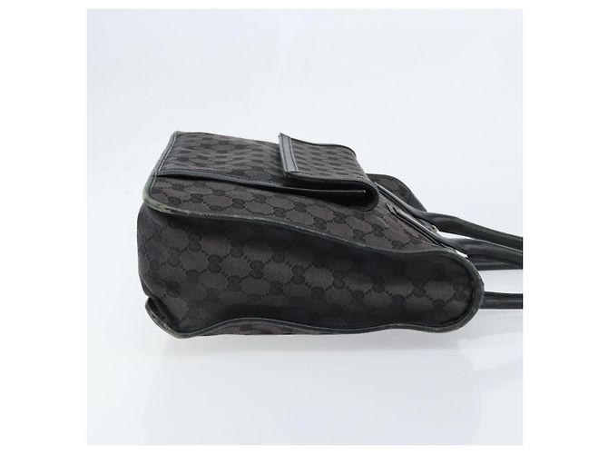 Sac à main en toile GG Gucci Noir Or 000 0854 Auth gh1791 Doré - vue 3