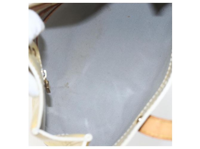 LOUIS VUITTON Monogram Vernis Reade PM Bolsa de Mão Perle M91336 LV Auth gh1741 - vista 11