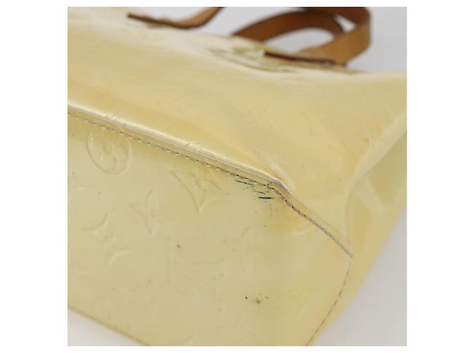 LOUIS VUITTON Monogram Vernis Reade PM Bolsa de Mão Perle M91336 LV Auth gh1741 - vista 14