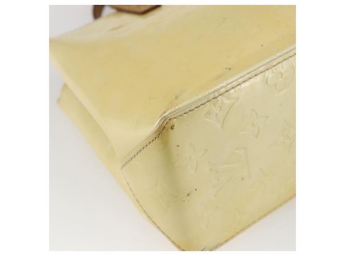 LOUIS VUITTON Monogram Vernis Reade PM Bolsa de Mão Perle M91336 LV Auth gh1741 - vista 16