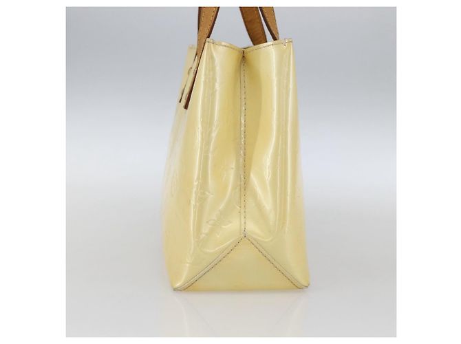 LOUIS VUITTON Monogram Vernis Reade PM Bolsa de Mão Perle M91336 LV Auth gh1741 - vista 4