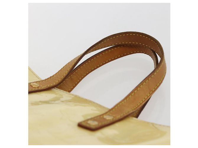 LOUIS VUITTON Monogram Vernis Reade PM Bolsa de Mão Perle M91336 LV Auth gh1741 - vista 8