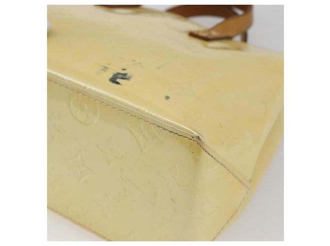 LOUIS VUITTON Monogram Vernis Reade PM Bolsa de Mão Perle M91336 LV Auth gh1741 - vista 9