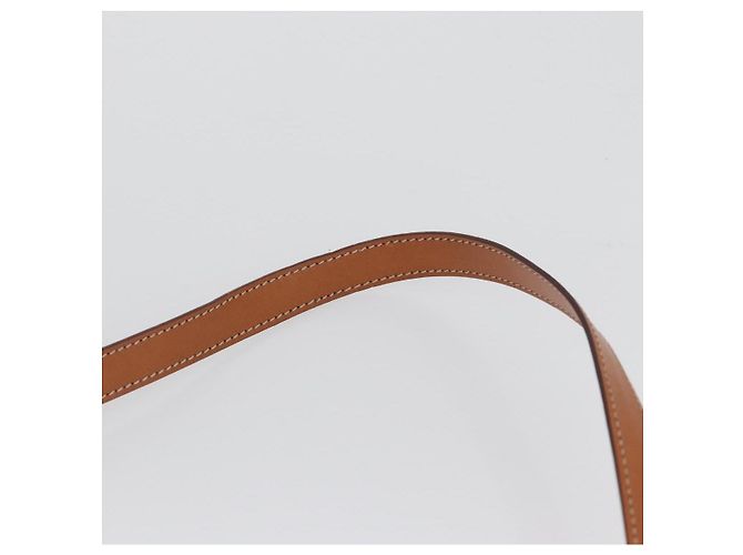 Céline Borsa a mano in tela Macadam CELINE in pelle PVC 2 in 1 marrone oro Auth ki6435 D'oro - vista 14