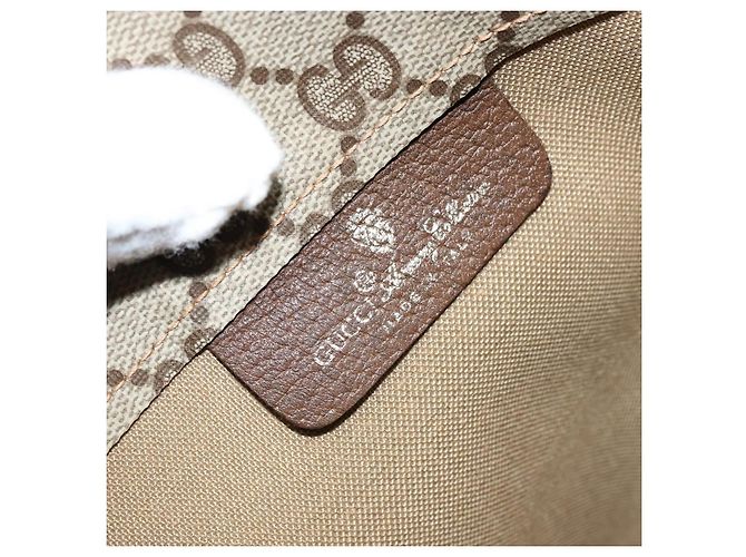 Gucci Borsa Tote GG Supreme in PVC beige 41 02 109 Auth ki6523 - vista 10