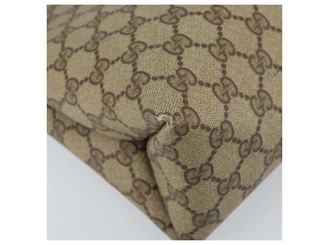 Gucci Borsa Tote GG Supreme in PVC beige 41 02 109 Auth ki6523 - vista 14
