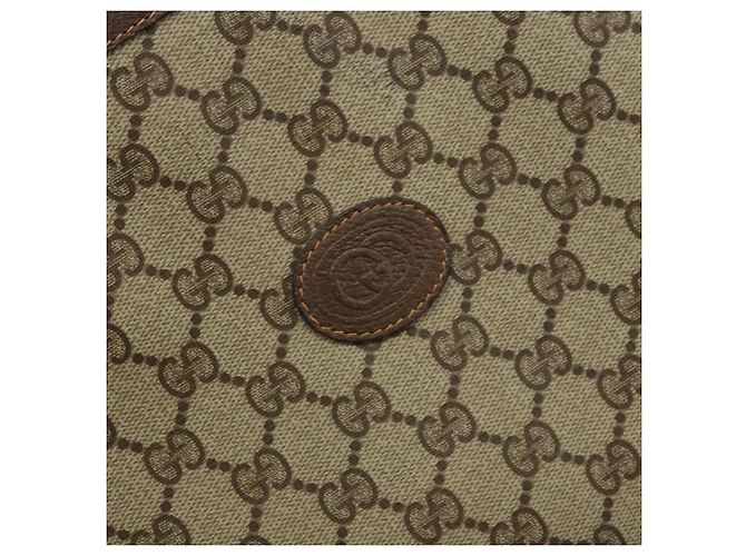 Gucci Borsa Tote GG Supreme in PVC beige 41 02 109 Auth ki6523 - vista 17