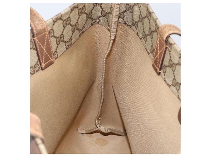 Gucci Borsa Tote GG Supreme in PVC beige 41 02 109 Auth ki6523 - vista 19