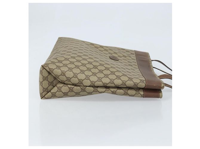 Gucci Borsa Tote GG Supreme in PVC beige 41 02 109 Auth ki6523 - vista 3