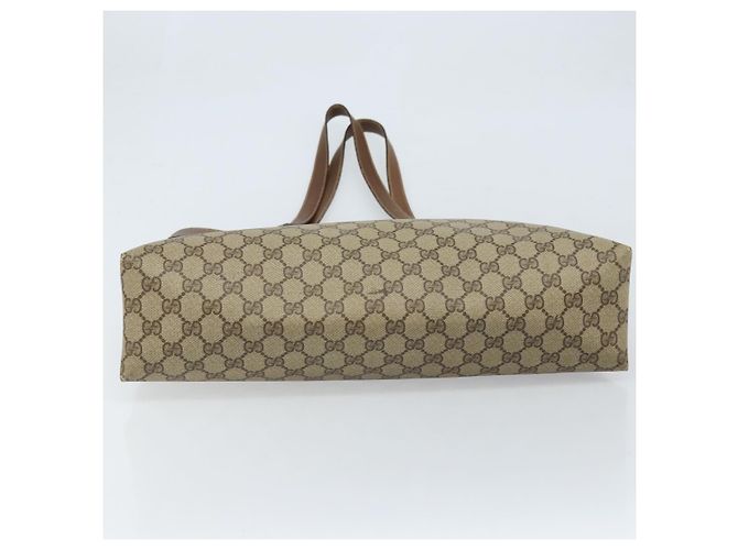 Gucci Borsa Tote GG Supreme in PVC beige 41 02 109 Auth ki6523 - vista 5
