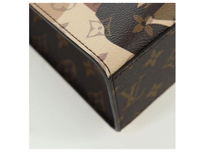 LOUIS VUITTON Borsa Sac Plat NV Ritratto Monogramma LV M46679 Auth 171452SM - vista 16