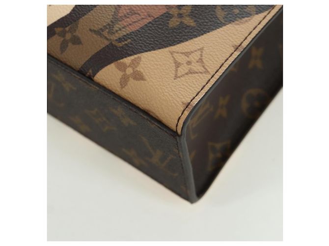 LOUIS VUITTON Borsa Sac Plat NV Ritratto Monogramma LV M46679 Auth 171452SM - vista 17