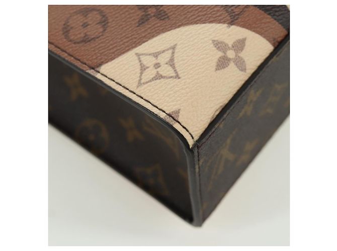 LOUIS VUITTON Borsa Sac Plat NV Ritratto Monogramma LV M46679 Auth 171452SM - vista 18