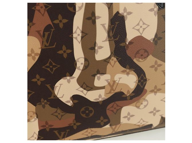 LOUIS VUITTON Borsa Sac Plat NV Ritratto Monogramma LV M46679 Auth 171452SM - vista 21