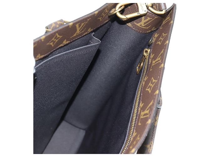 LOUIS VUITTON Borsa Sac Plat NV Ritratto Monogramma LV M46679 Auth 171452SM - vista 22