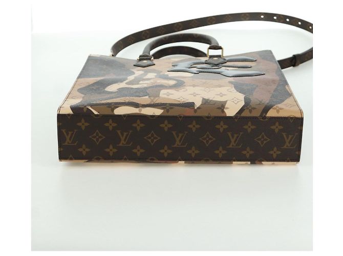 LOUIS VUITTON Borsa Sac Plat NV Ritratto Monogramma LV M46679 Auth 171452SM - vista 5