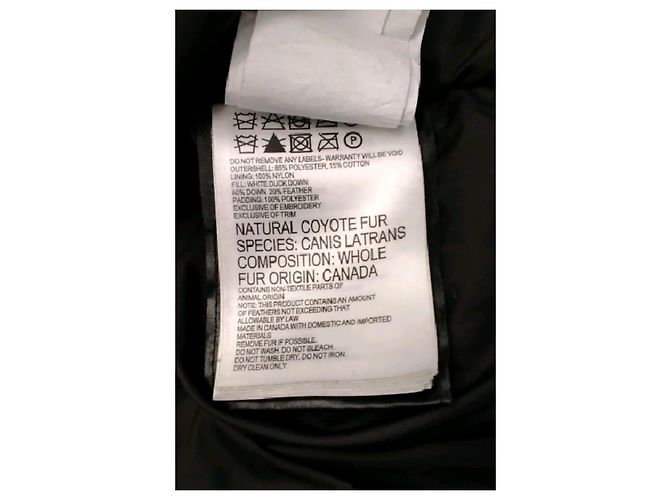 Canada Goose Cappotto in cotone nero - vista 6