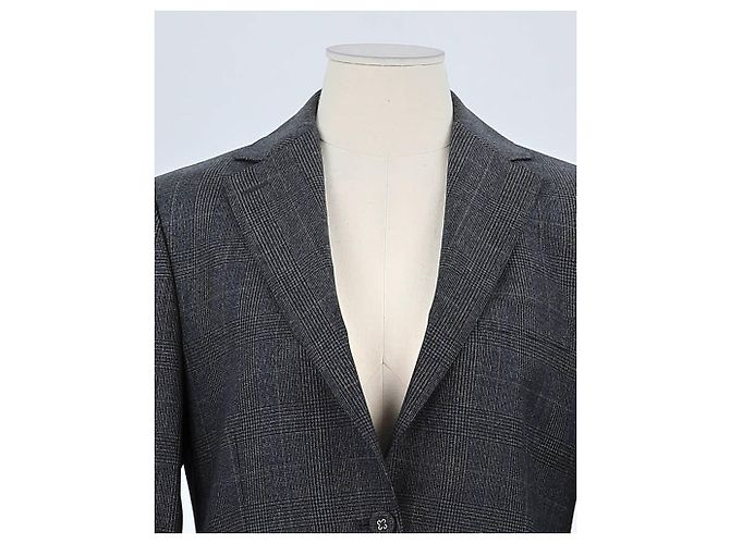 Autre Marque Blazer de lana gris - vista 2
