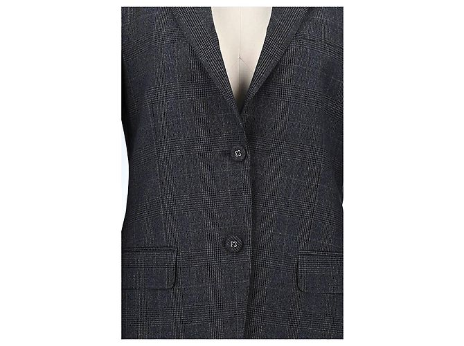 Autre Marque Blazer de lana gris - vista 3