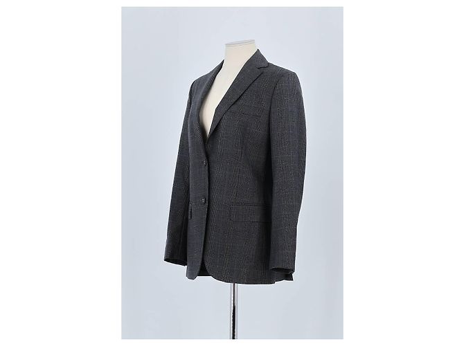 Autre Marque Blazer de lana gris - vista 4