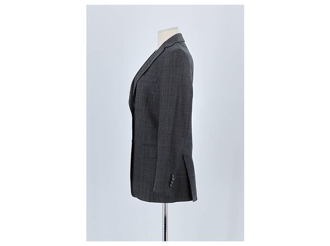 Autre Marque Blazer de lana gris - vista 5