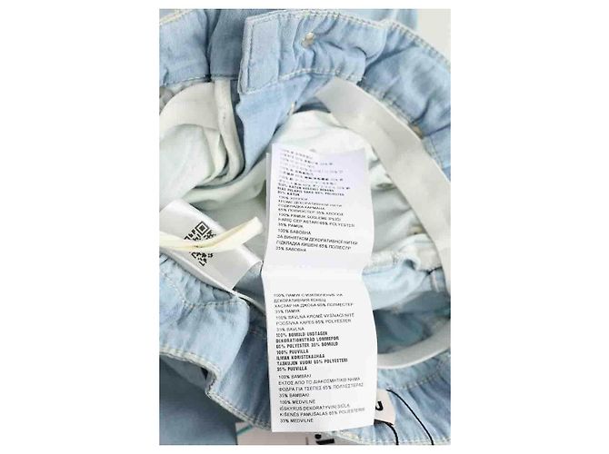Miu Miu Blaue weite Hose - Ansicht 6