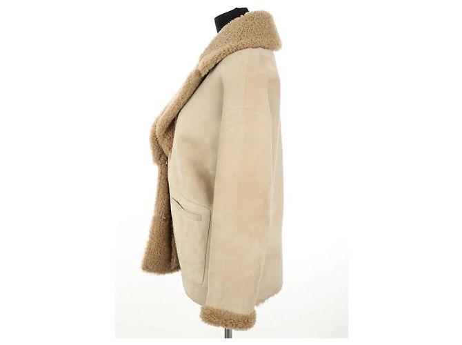 Ba&Sh Abrigo beige - vista 3