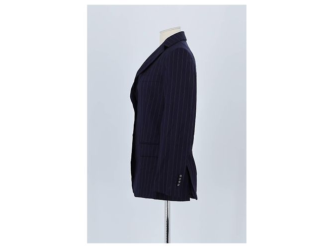 Autre Marque Navy wool blazer Navy blue - view 5