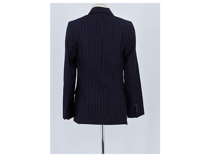 Autre Marque Navy wool blazer Navy blue - view 6