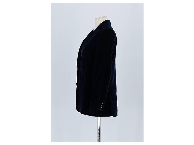 Autre Marque Blazer de algodón azul marino - vista 5