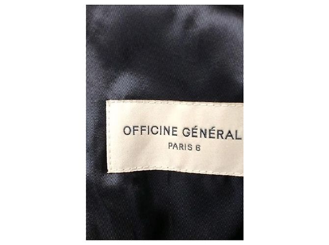Autre Marque Blazer de algodón azul marino - vista 7