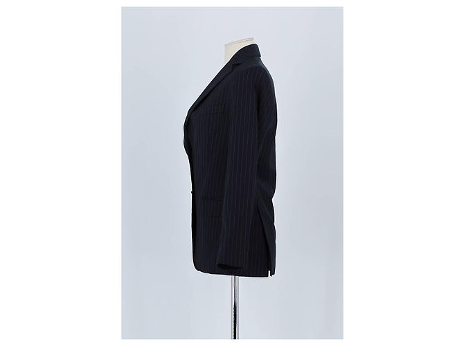 Autre Marque Marineblauer Wollblazer - Ansicht 5