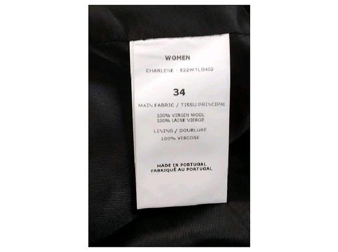 Autre Marque Marineblauer Wollblazer - Ansicht 8