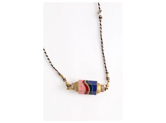 Marie Lichtenberg Collana Locket Via Lattea Multicolore - vista 2