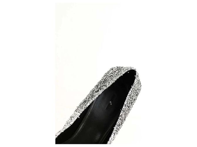 Tacchi Balenciaga Argento in Tessuto Taglia 39 - vista 5