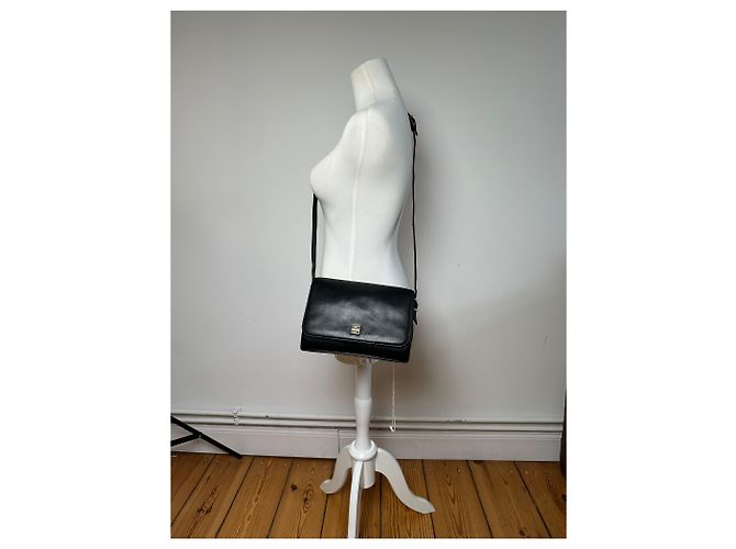 Vintage Givenchy Leder 4G Schultertasche Schwarz - Ansicht 5