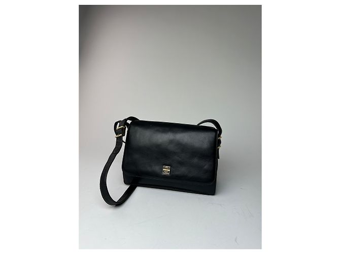 Vintage Givenchy Leder 4G Schultertasche Schwarz - Ansicht 8