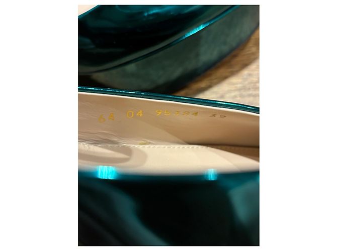 Gianvito Rossi Dua 70 Metallic Grün 39 - Ansicht 4