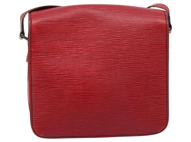 Louis Vuitton Cartouchiere Epi Leather MM Rosso - vista 2