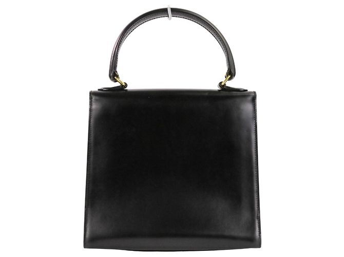 Céline Borsa a mano in pelle con catena Celine Nero - vista 4