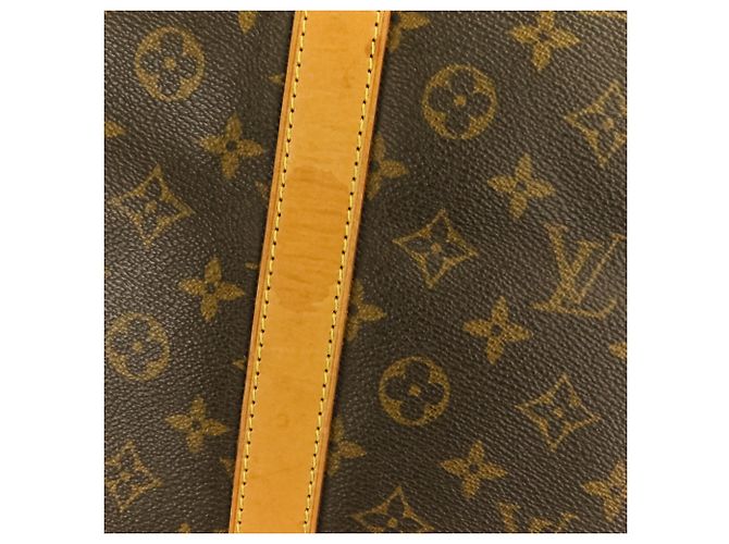 Borsa Boston Keepall Bandoulière 60 Monogramma Louis Vuitton Marrone - vista 16