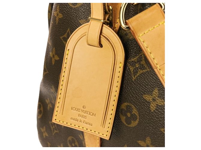 Borsa Boston Keepall Bandoulière 60 Monogramma Louis Vuitton Marrone - vista 6