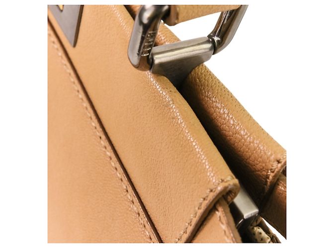 Borsa a mano/spalla Fendi Peekaboo 2 in 1 Marrone Beige - vista 15